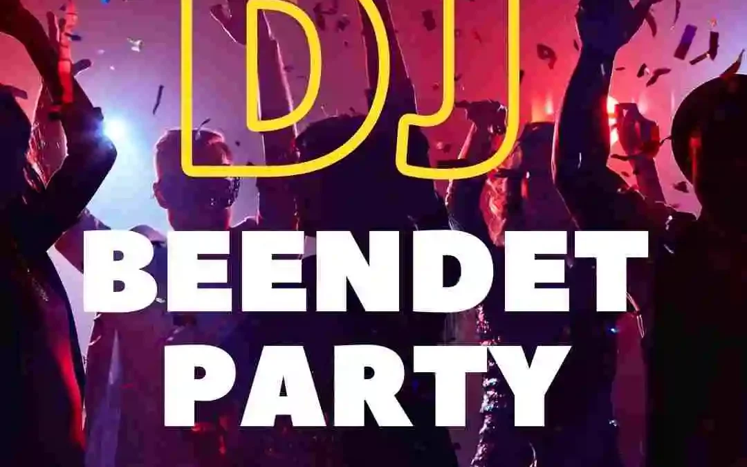 DJ Beendet Party vorzeitig.