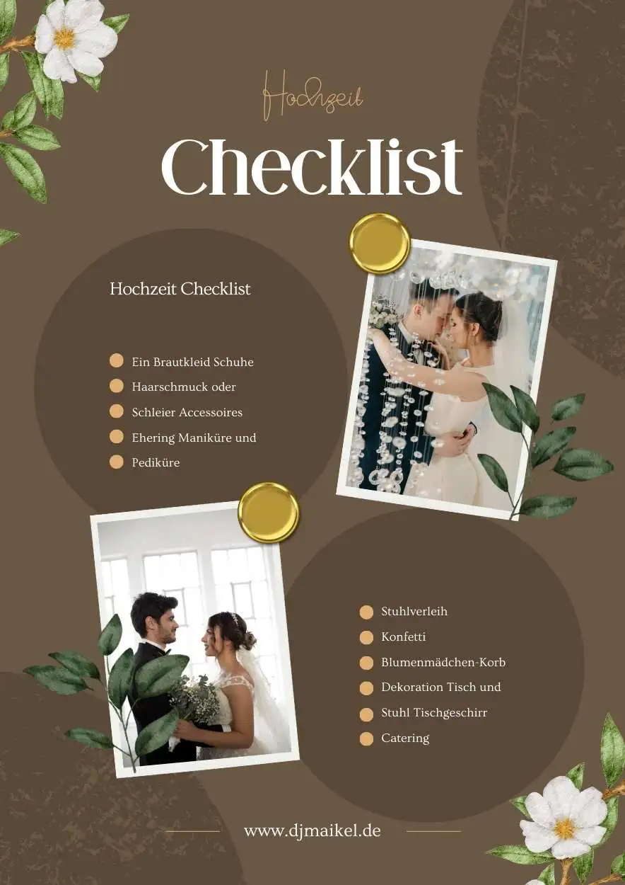 Hochzeit Checkliste 2024<br /> 